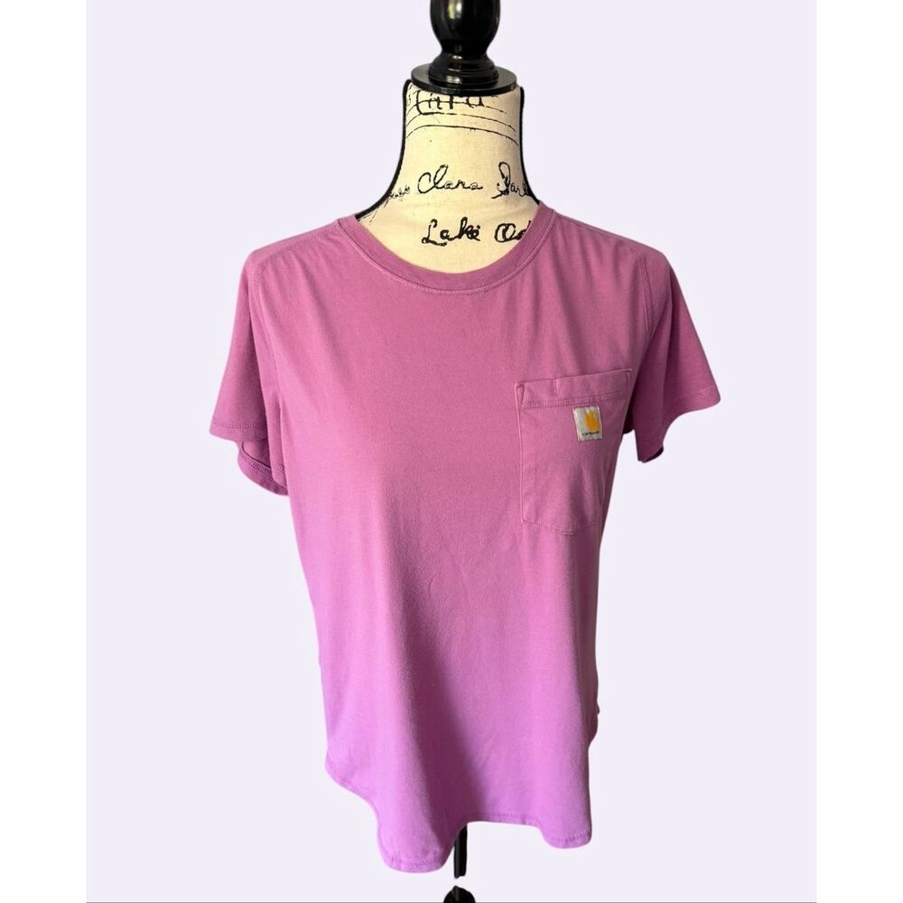 Carhartt Force Relaxed Fit Midweight Pocket Tee Purple M